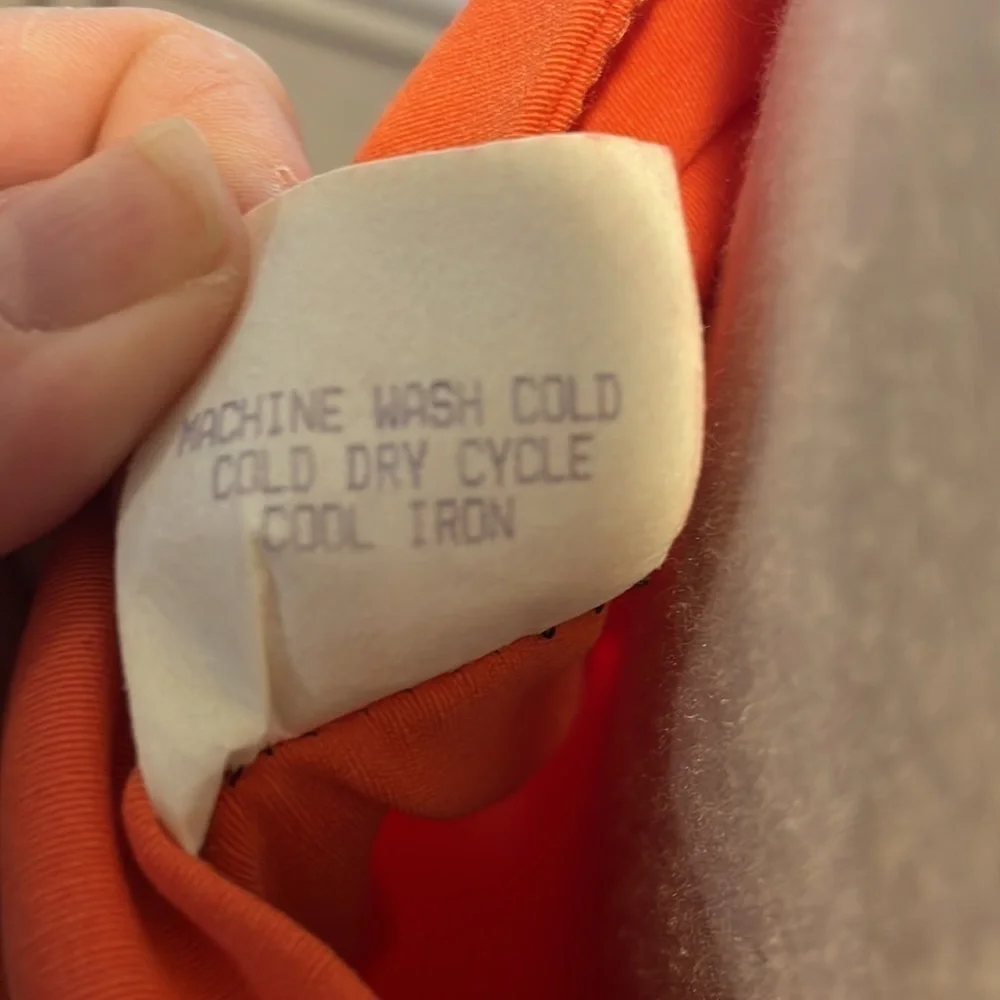 *Orange Dress size 11 strapsless - Picture 4 of 4